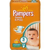 Pampers Sleep & Play 4-9 кг (58)